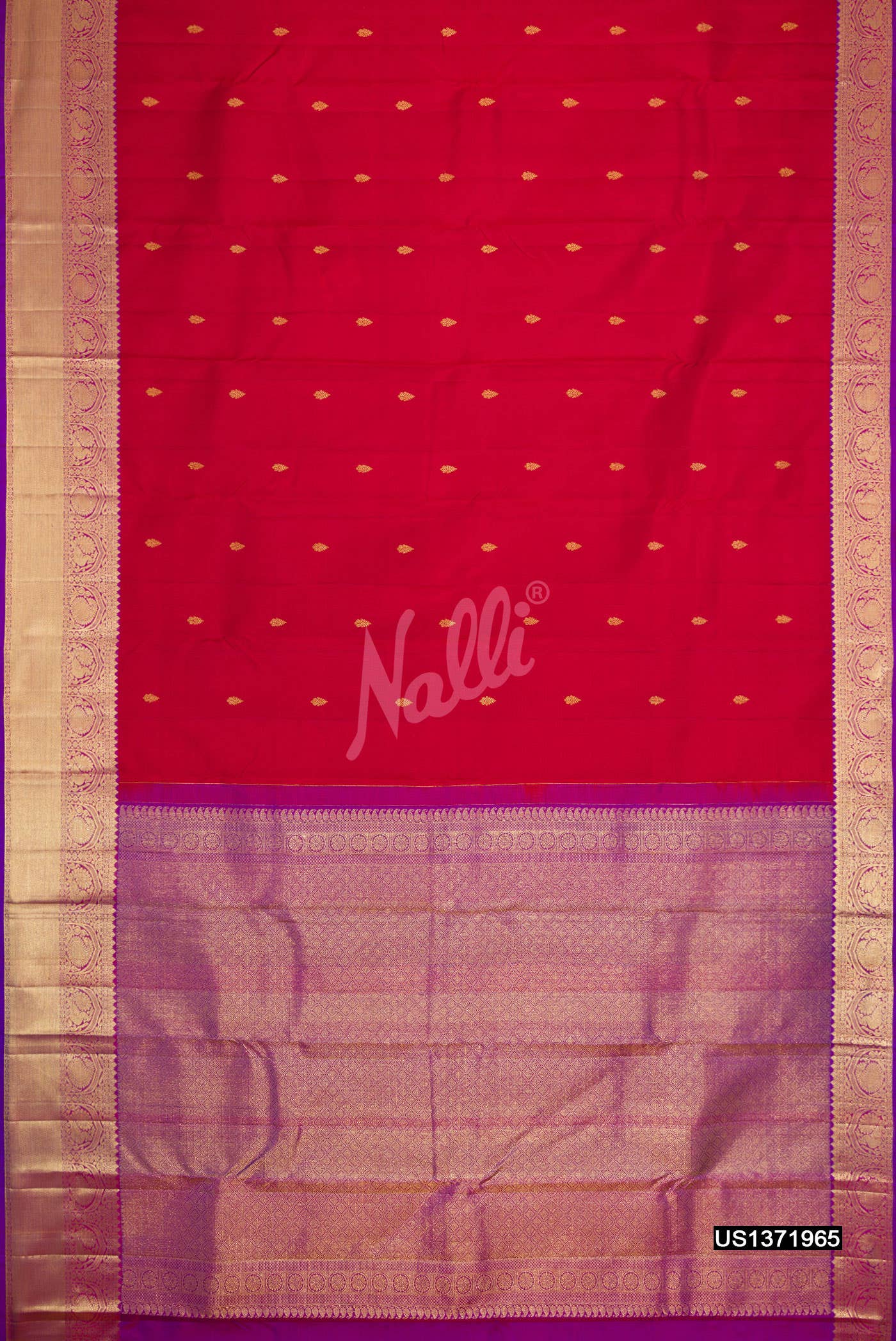 Red Kanchipuram Silk Saree