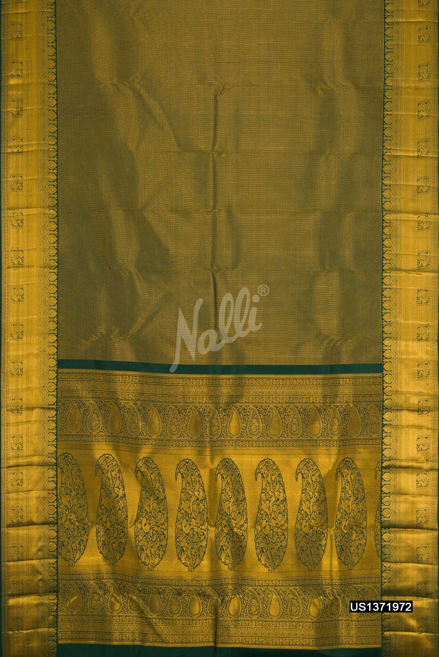Green Kanchipuram Silk Saree
