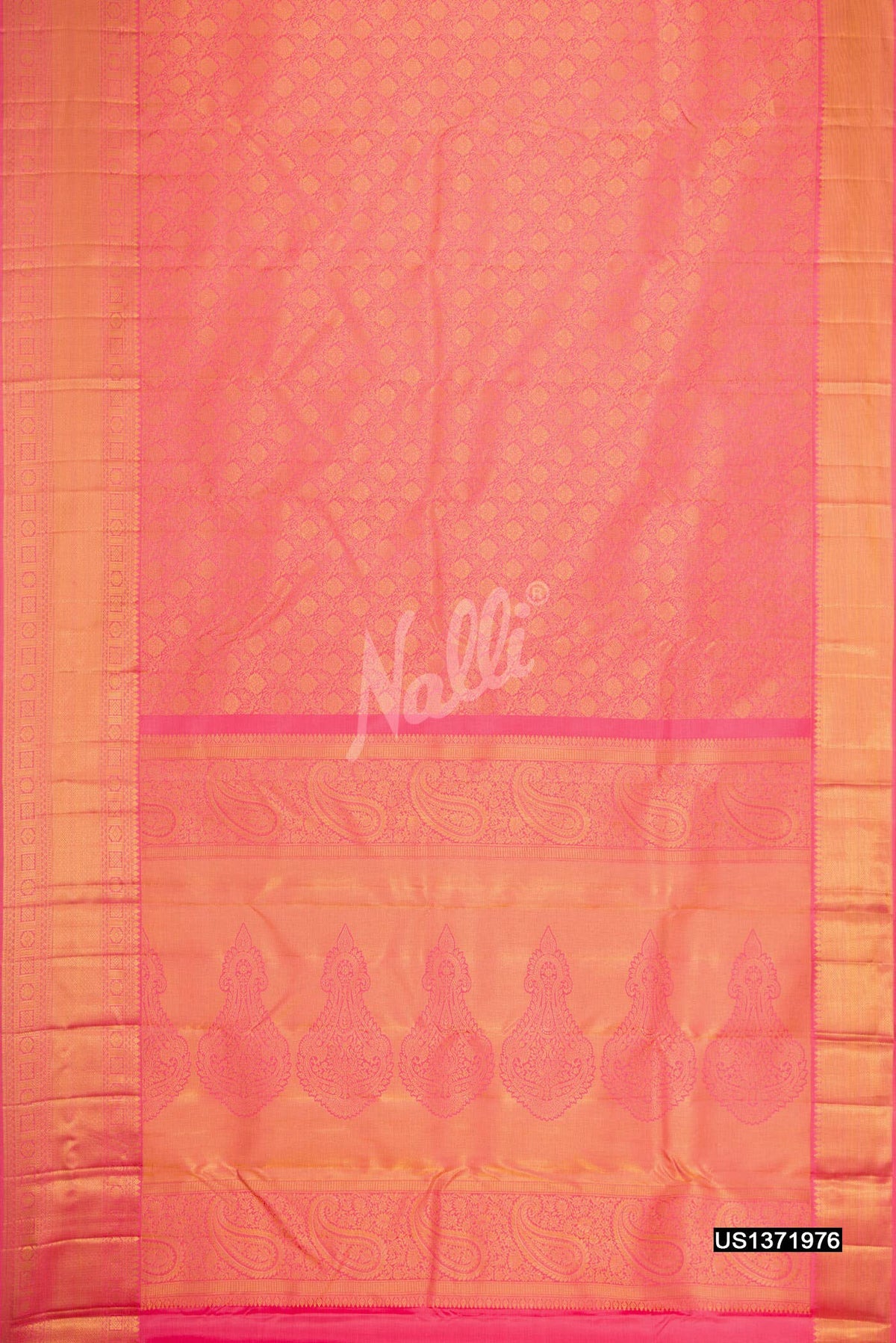 Pink Kanchipuram Silk Saree