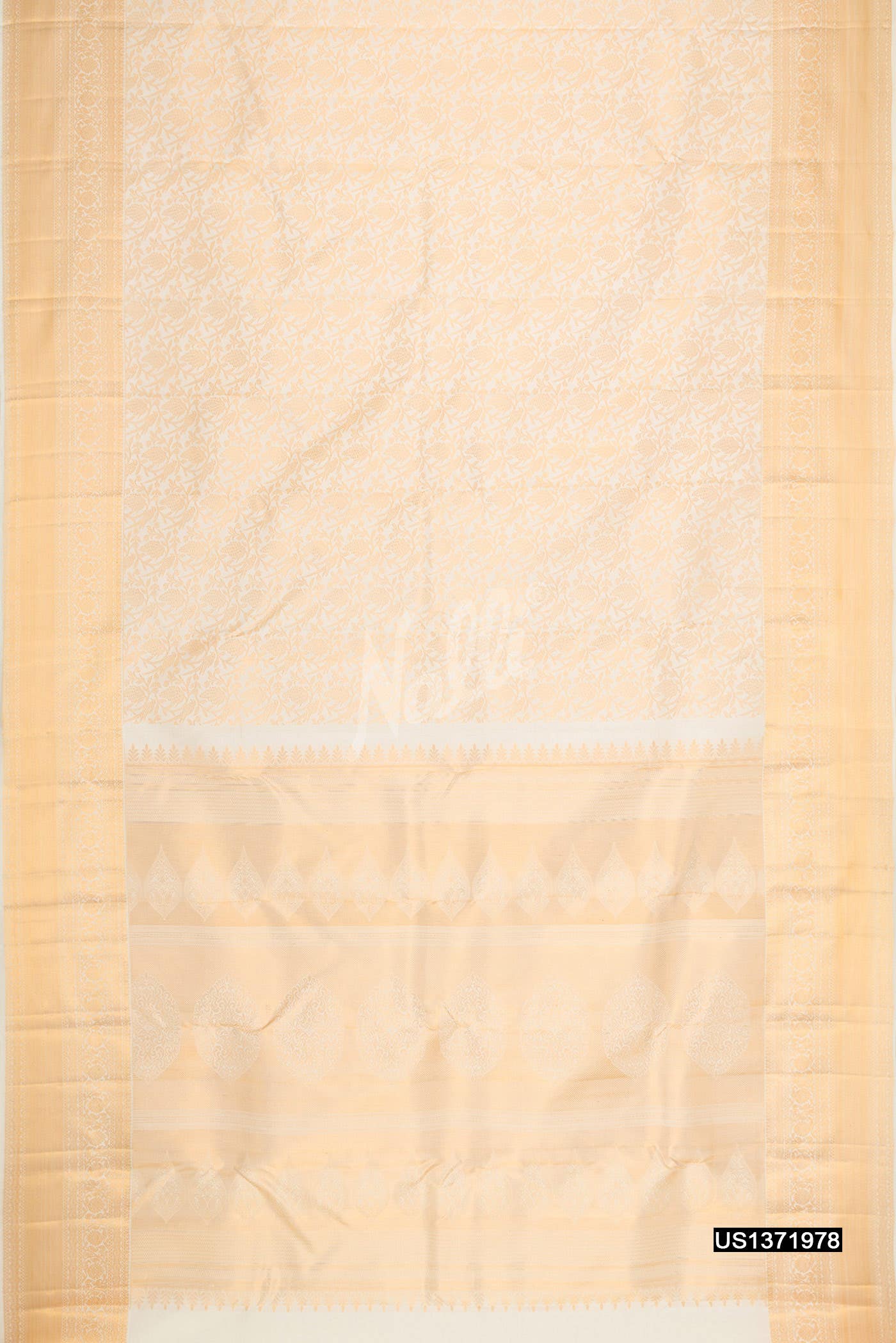 Sandal Kanchipuram Silk Saree