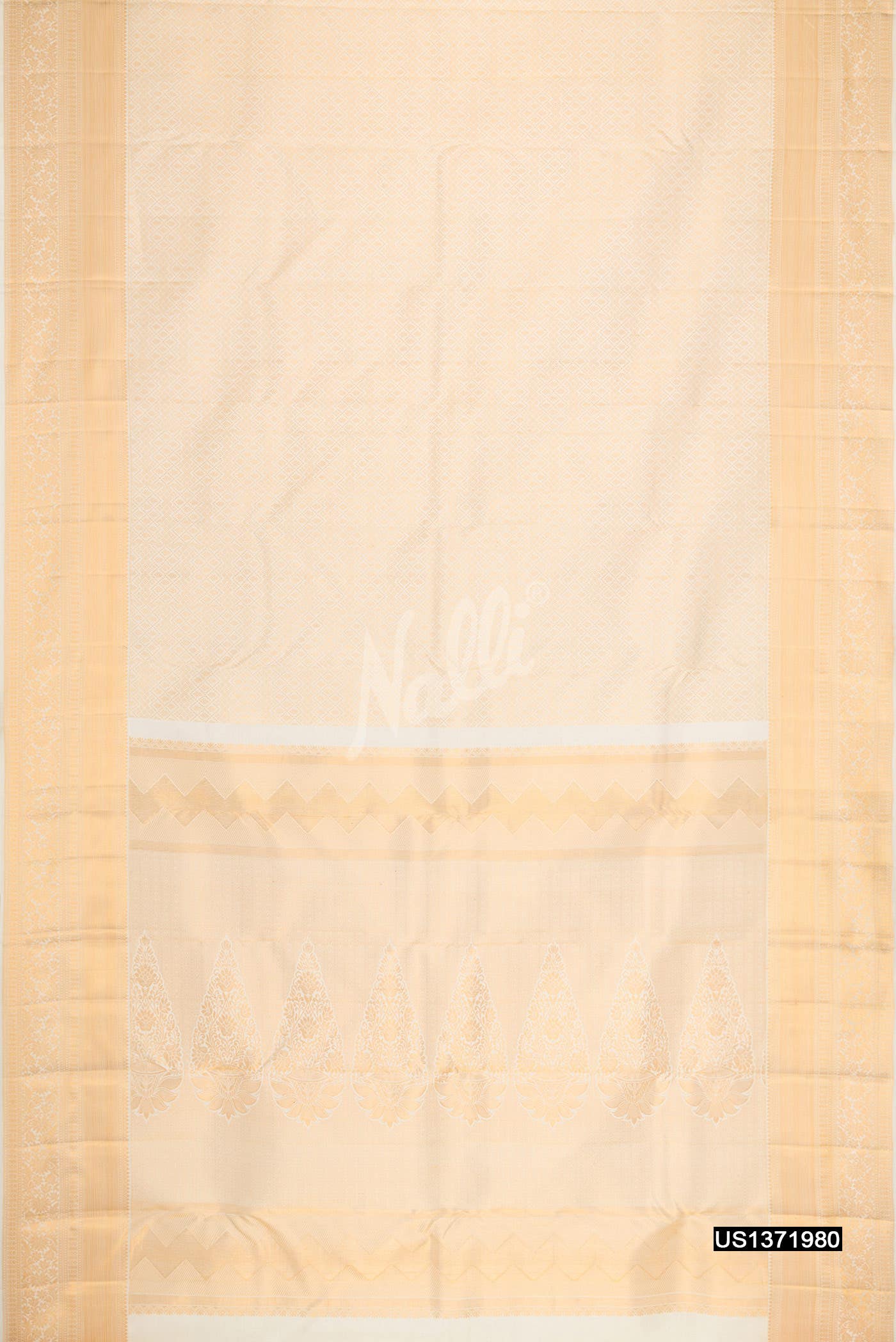 Sandal Kanchipuram Silk Saree