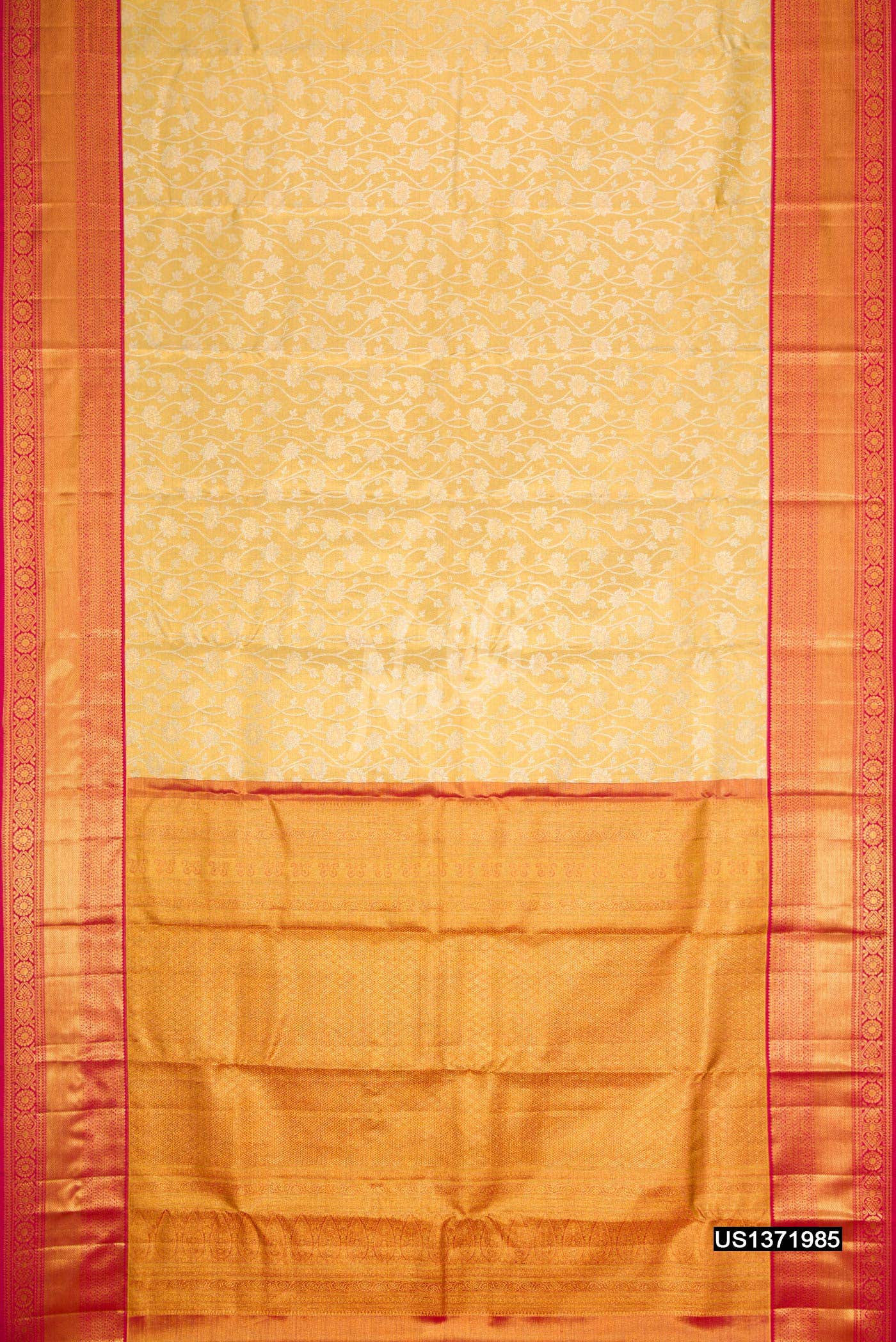 Gold Kanchipuram Tissue Silk Saree