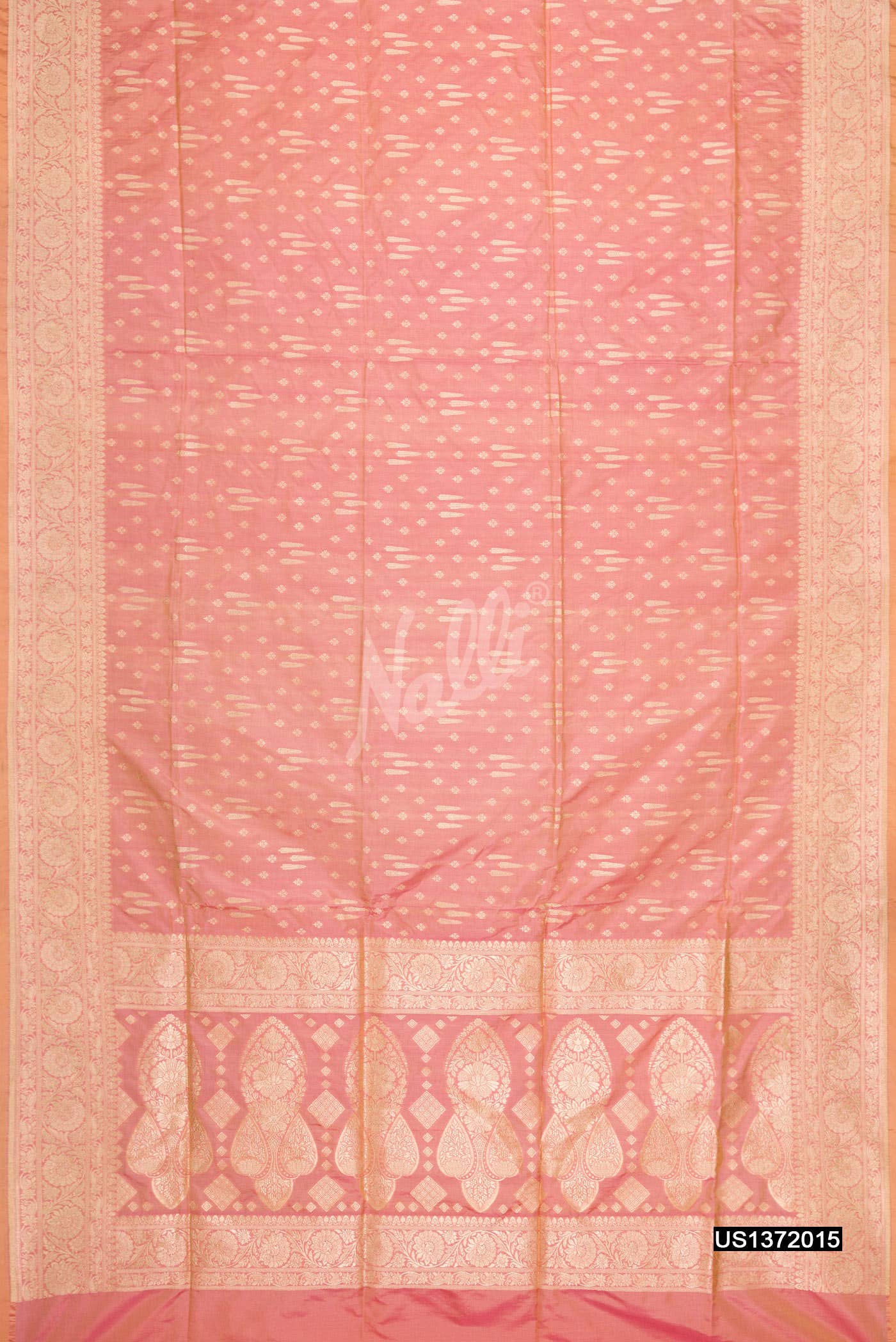 Pink Banarasi Silk Saree