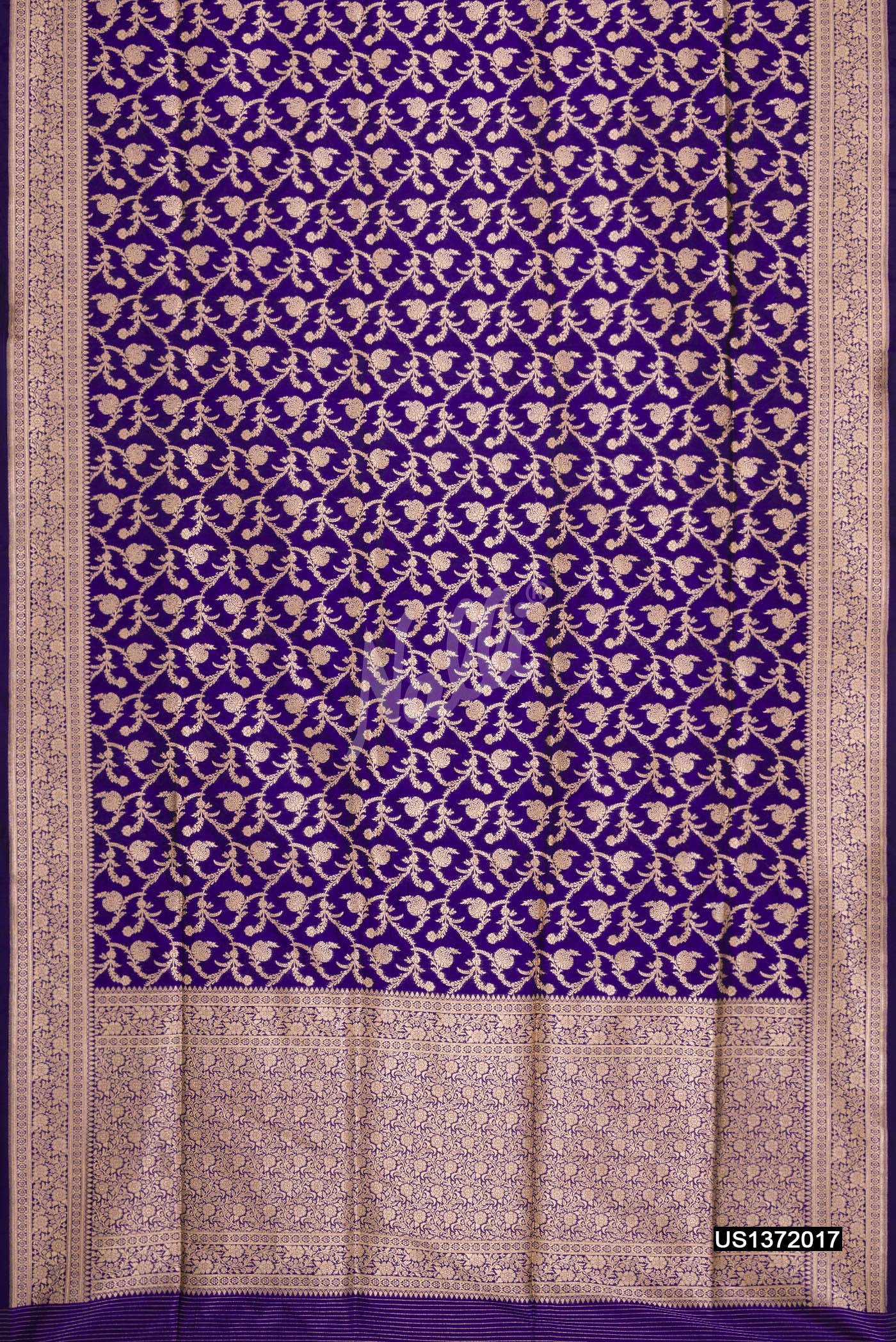 Purple Banarasi Silk Saree