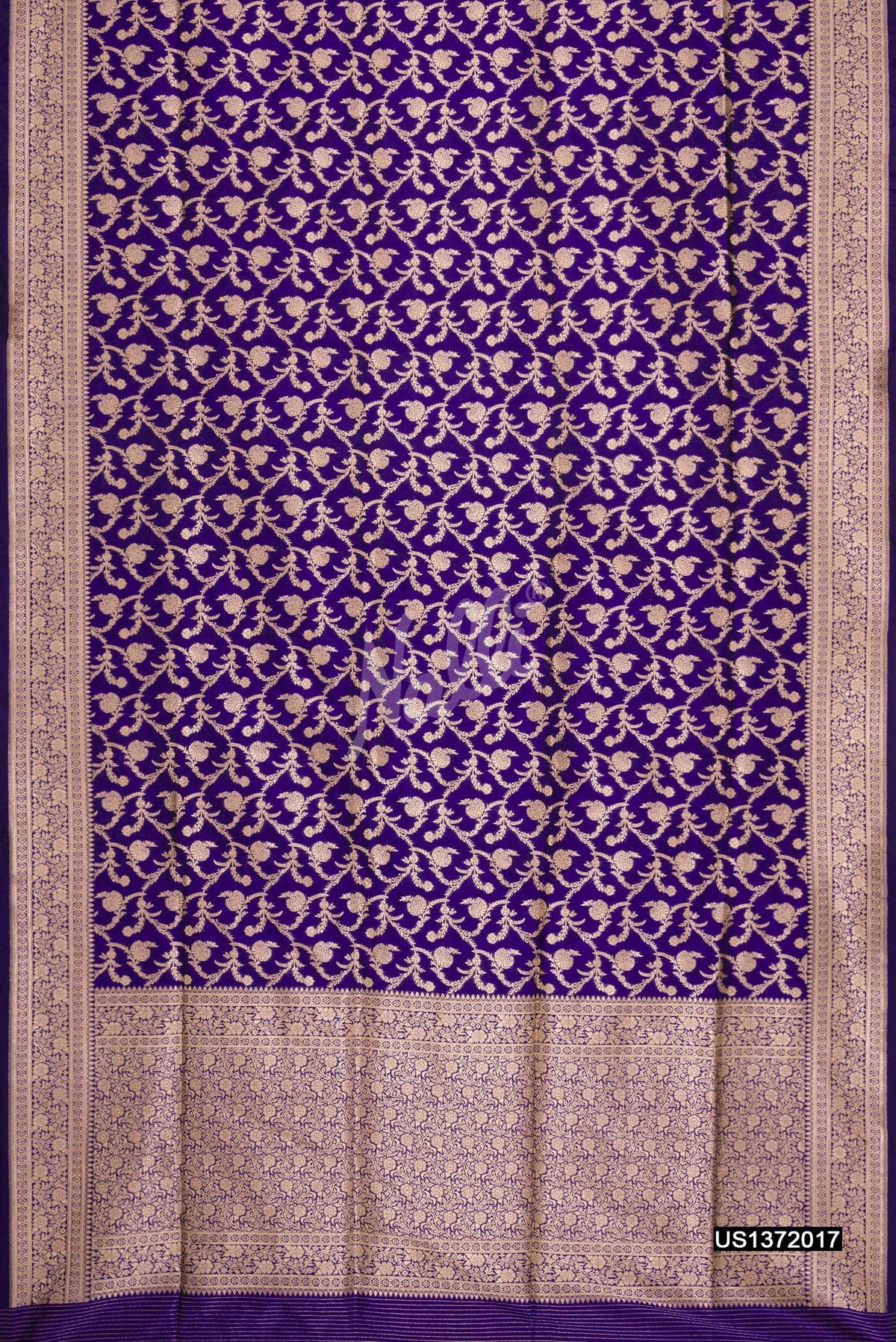 Purple Banarasi Silk Saree
