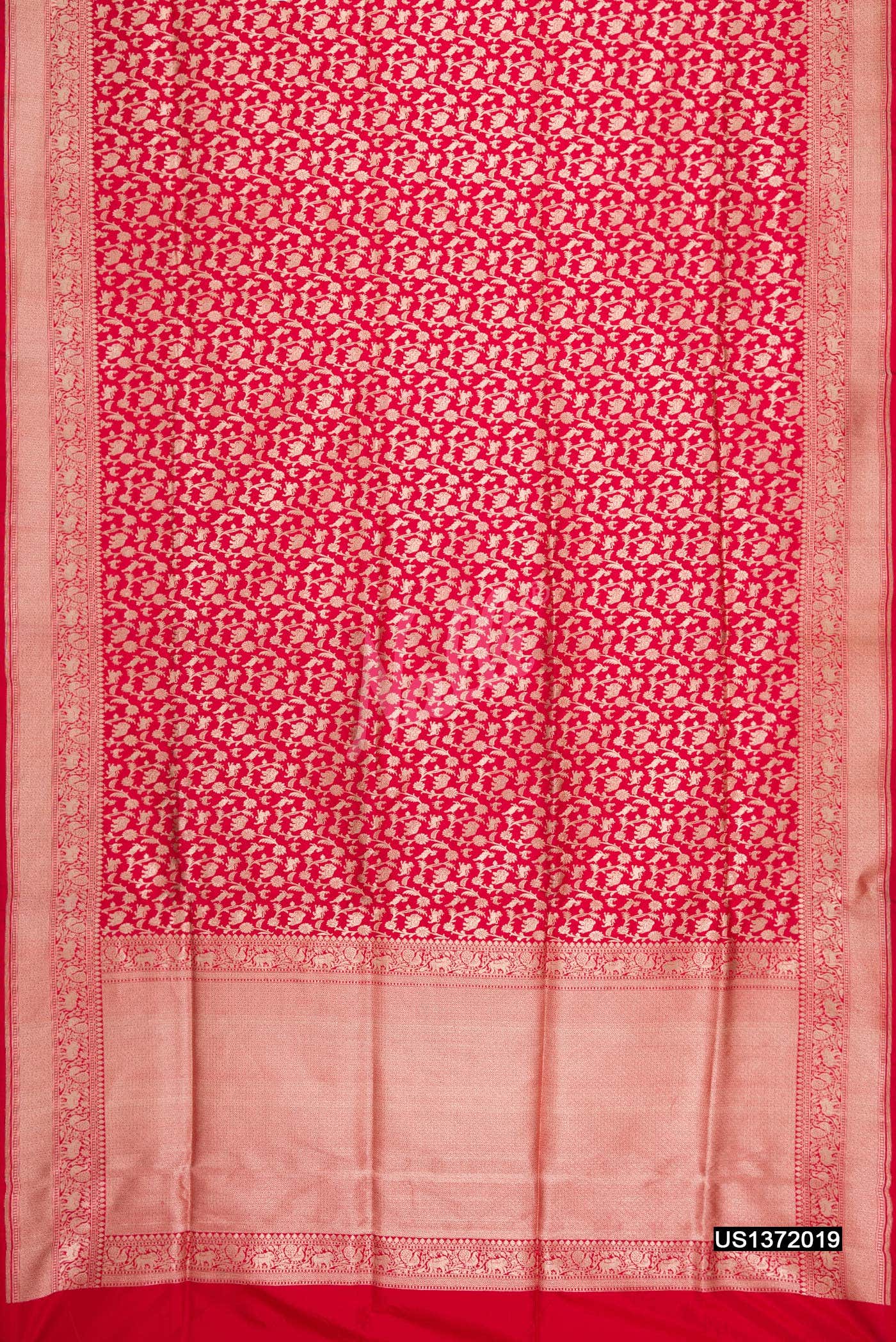 Red Banarasi Silk Saree