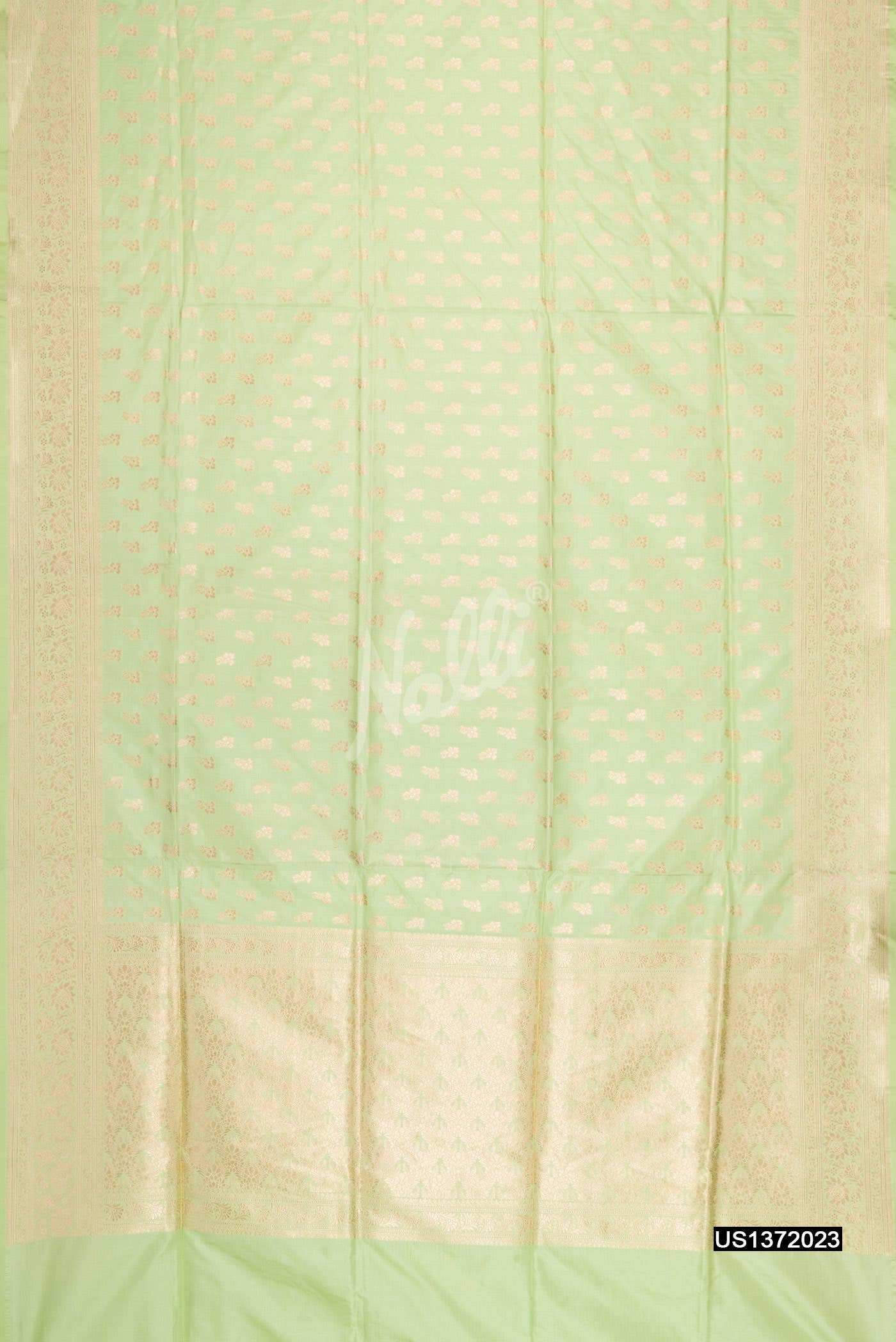 Light Green Banarasi Silk Saree