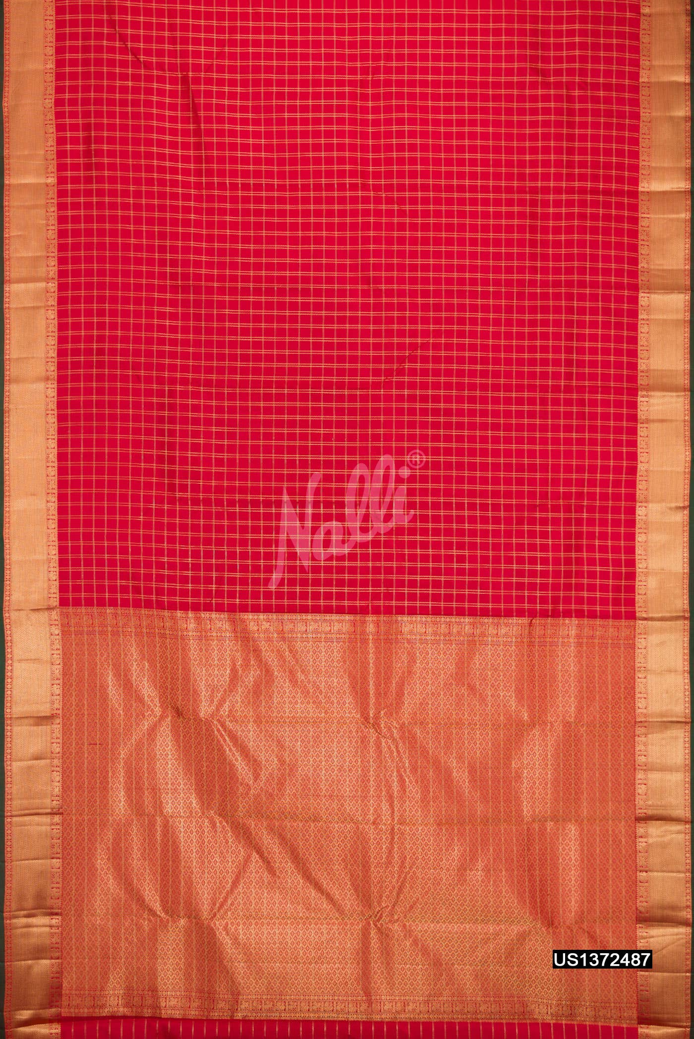 Red Kanchipuram Silk Saree