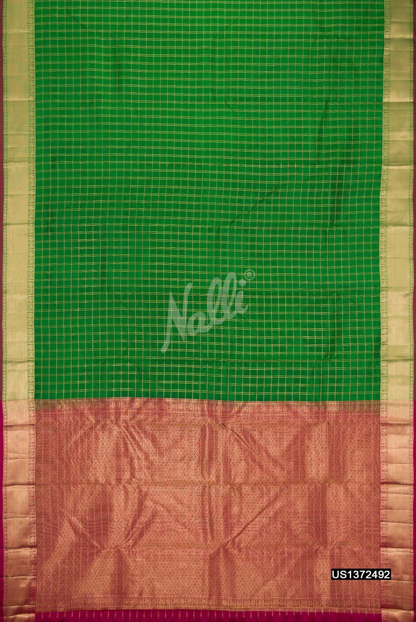Green Kanchipuram Silk Saree