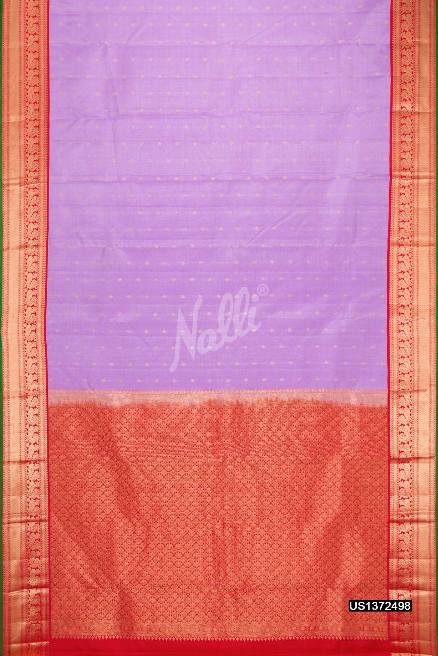 Lavender Kanchipuram Silk Saree
