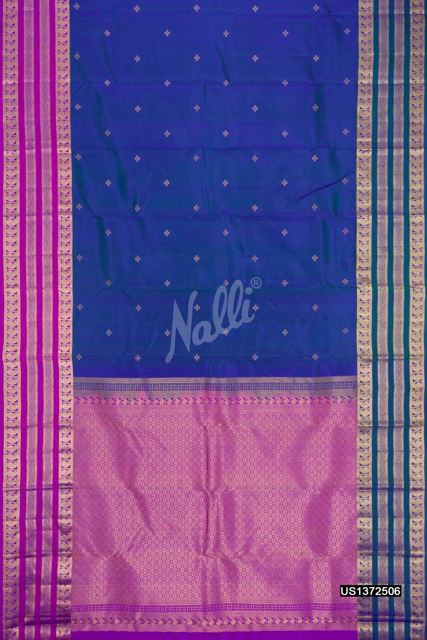 Royal Blue Kanchipuram Silk Saree