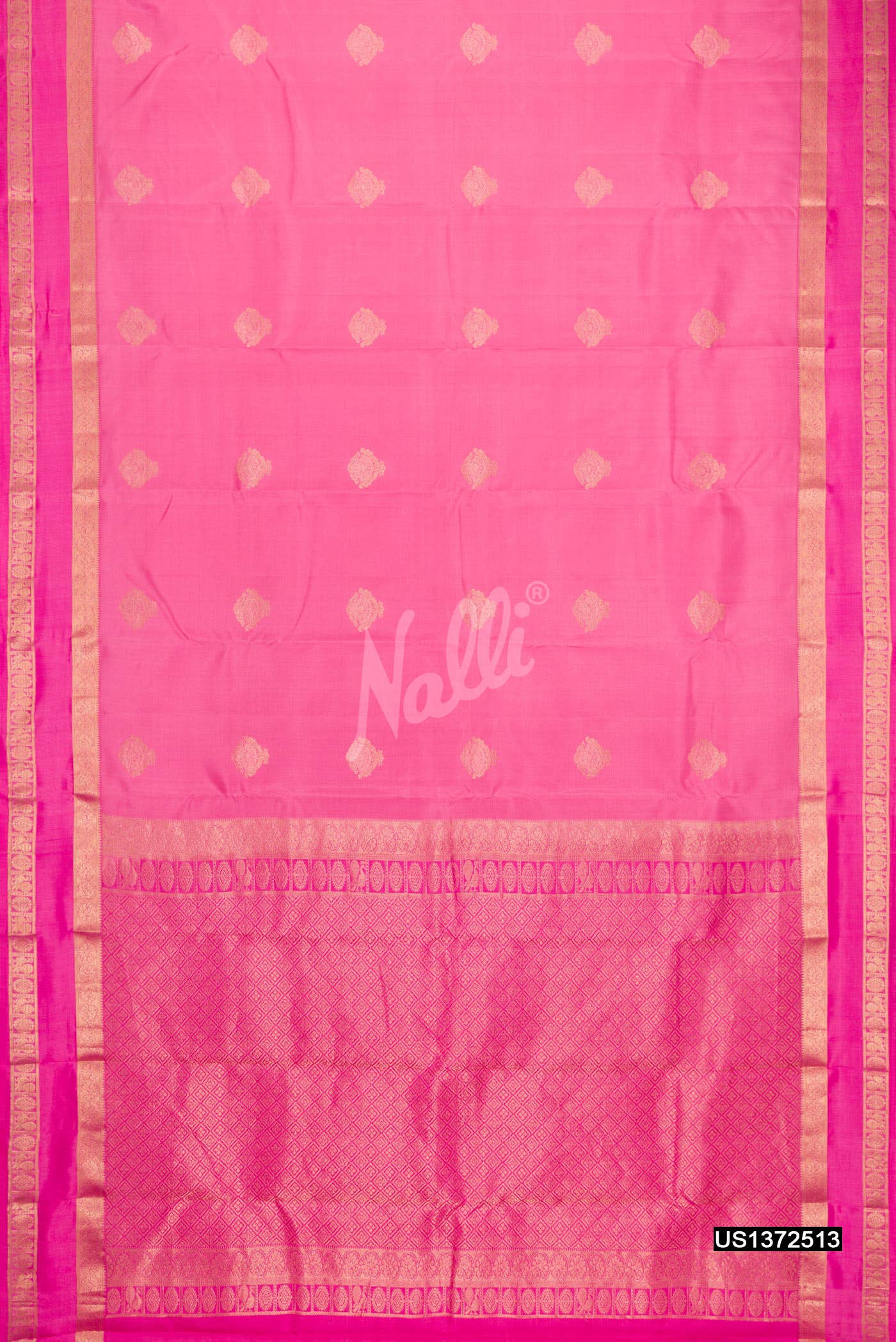 Pink Kanchipuram Silk Saree