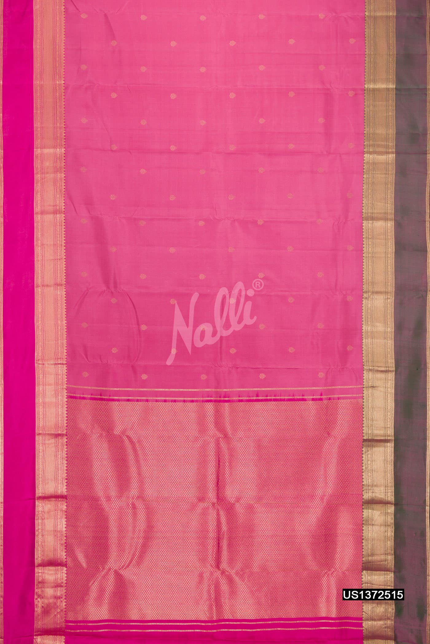 Pink Kanchipuram Silk Saree