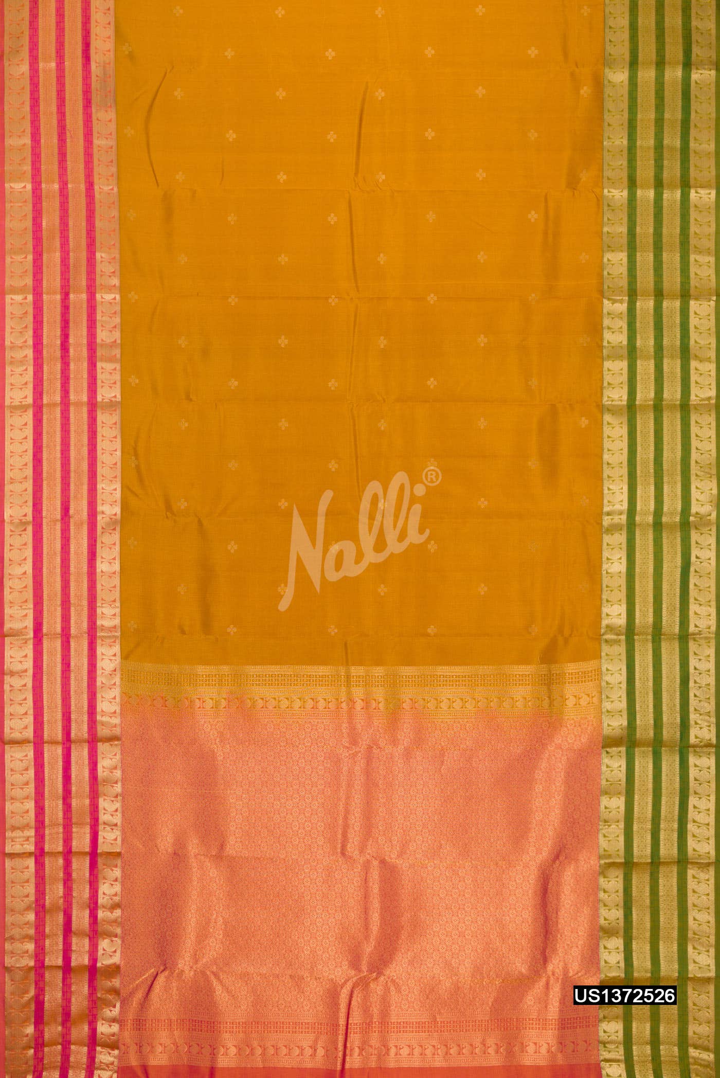 Mehandi Green Kanchipuram Silk Saree