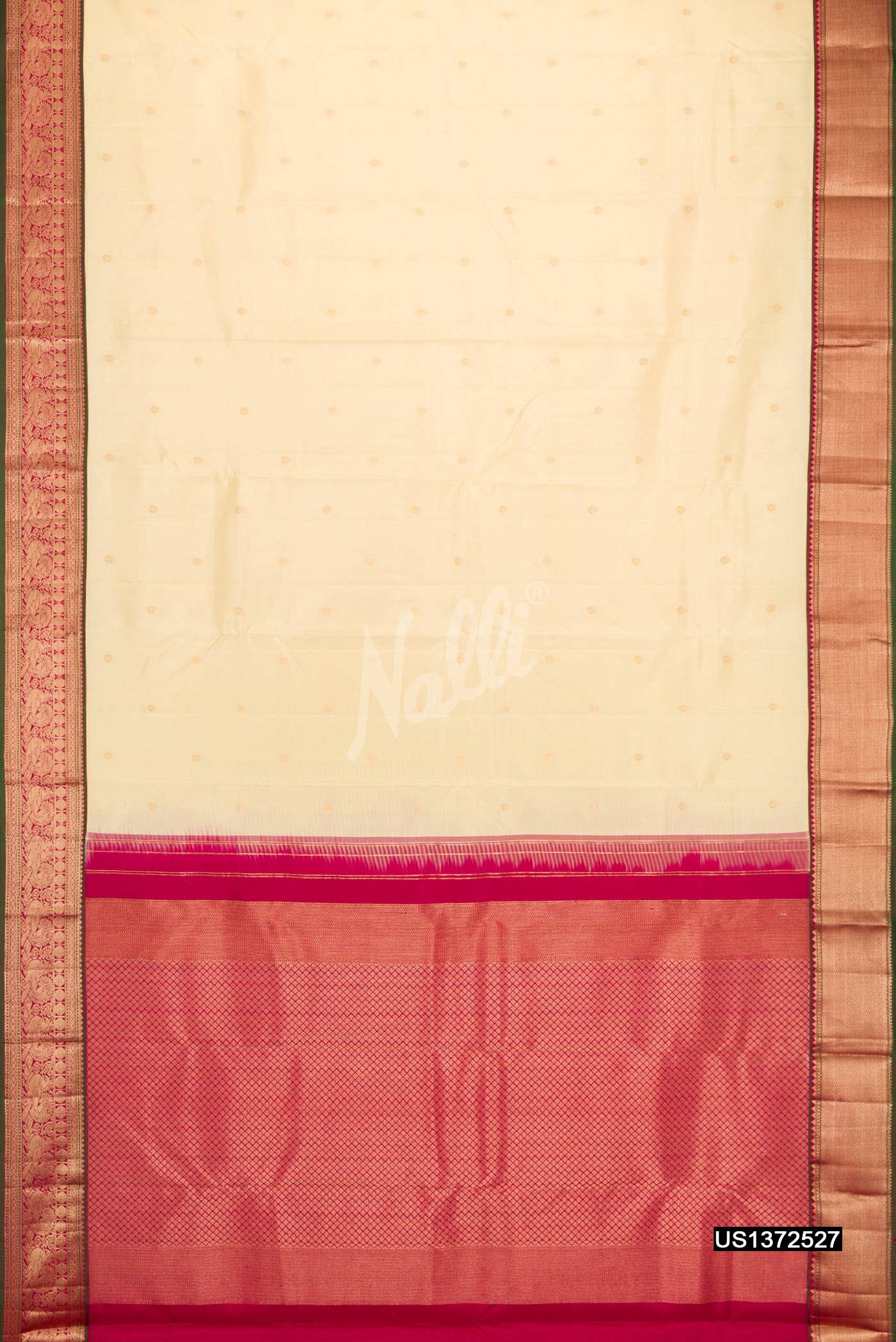 Sandal Kanchipuram Silk Saree