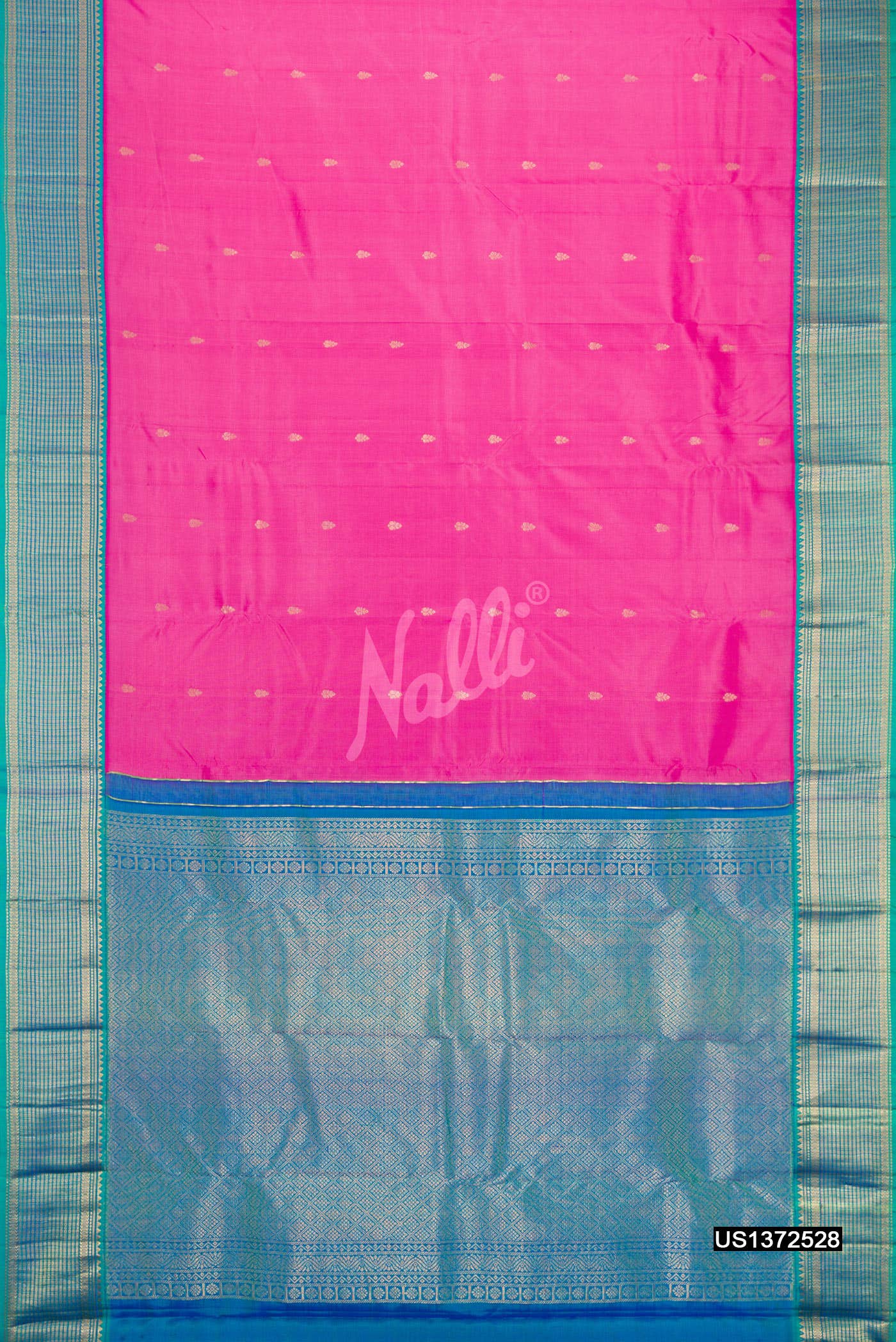 Pink Kanchipuram Silk Saree